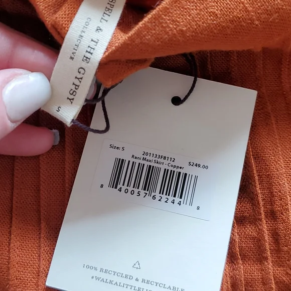 NWT Rani Maxi Skirt Size S